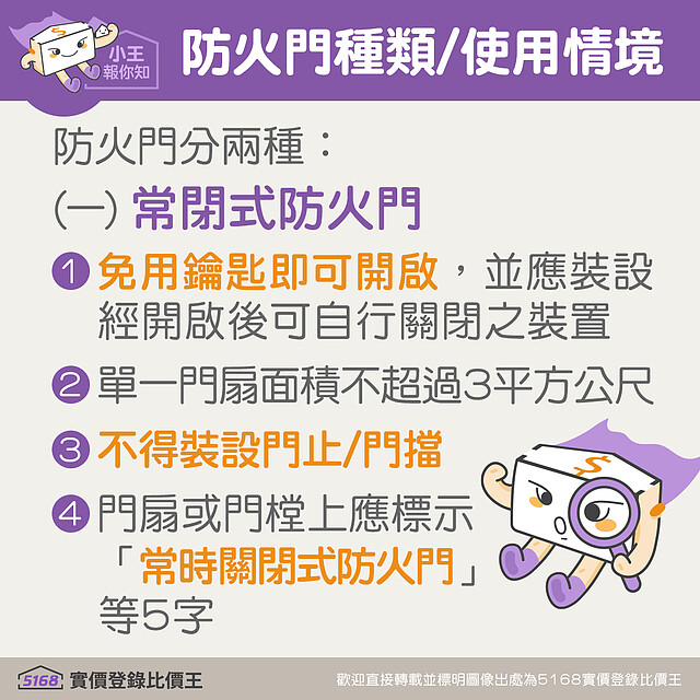 常閉式防火門|5168實價登錄比價王